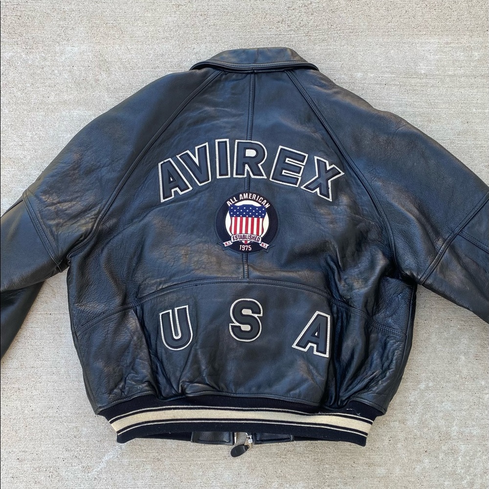 Avirex Leather Bomber (OG 90’s)